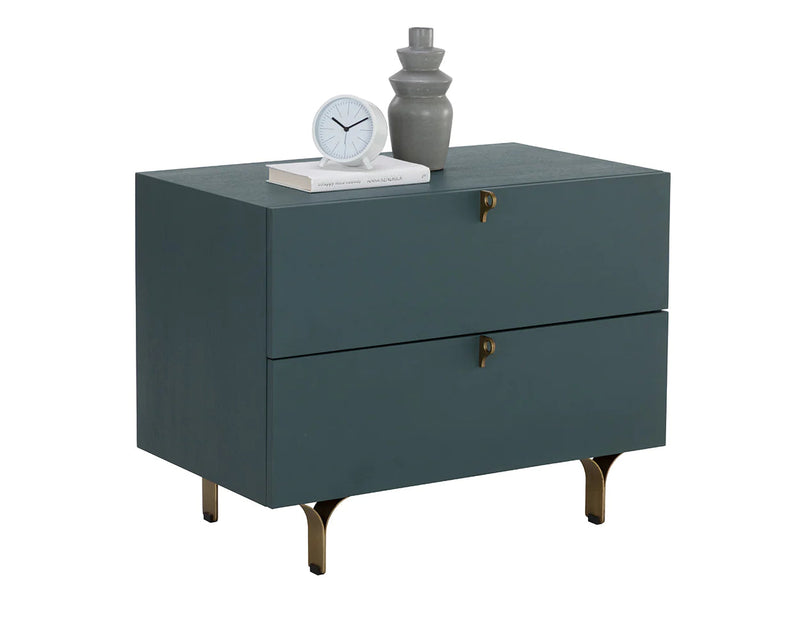 Celine Nightstand Teal