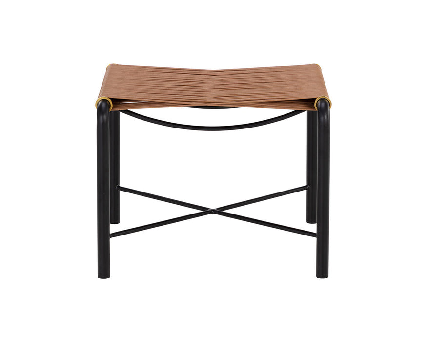 Riz Stool - Tan Leather