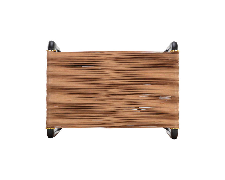 Riz Stool - Tan Leather