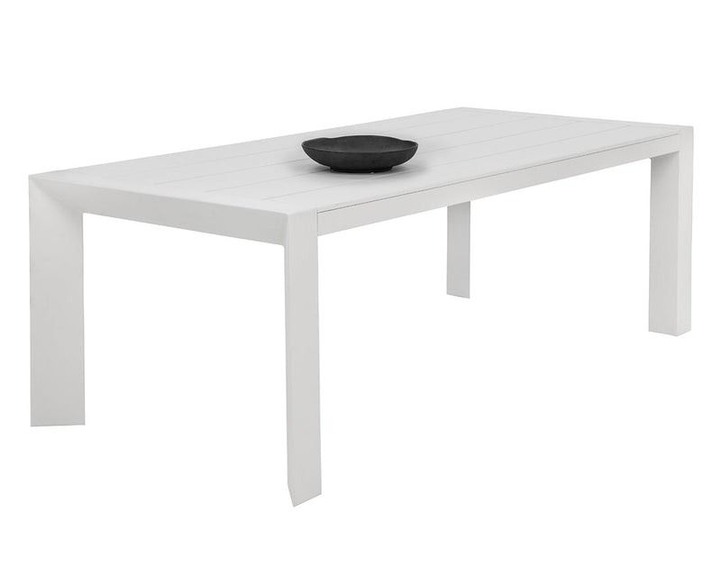 Merano Dining Table - White - 90"