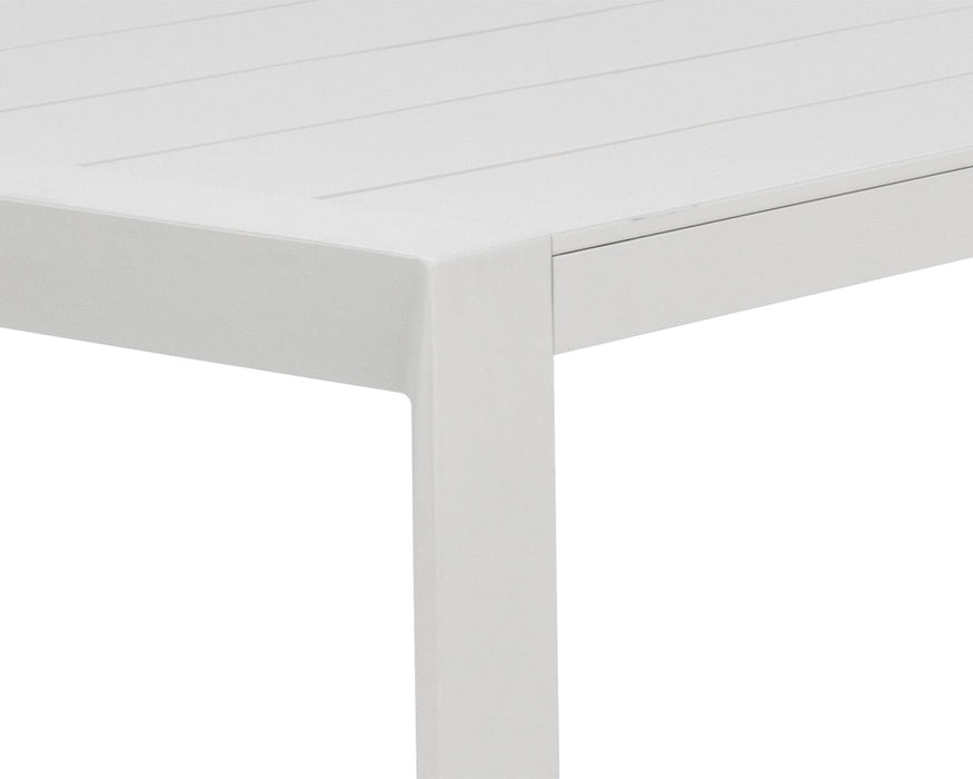 Merano Dining Table - White - 90"
