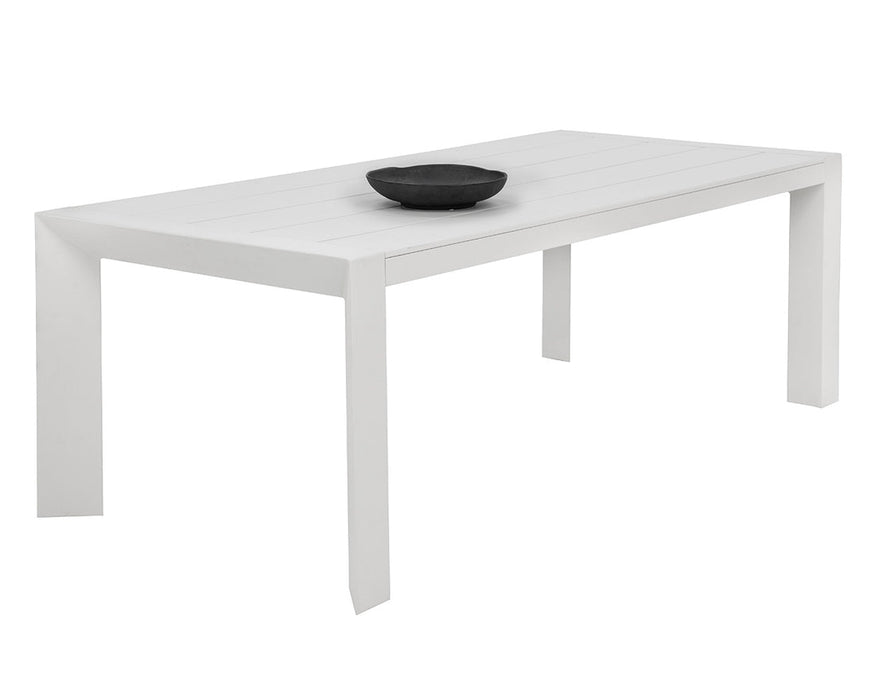 Merano Dining Table - White - 90"