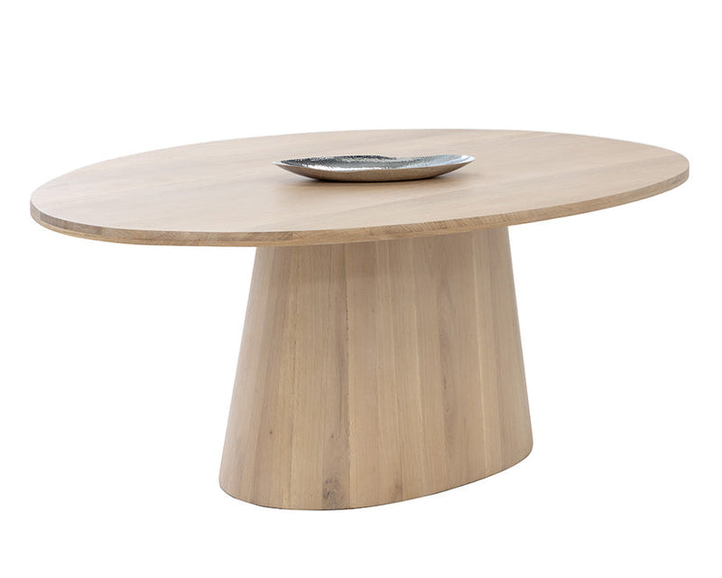 Elina Dining Table Oval / Light Oak 84"