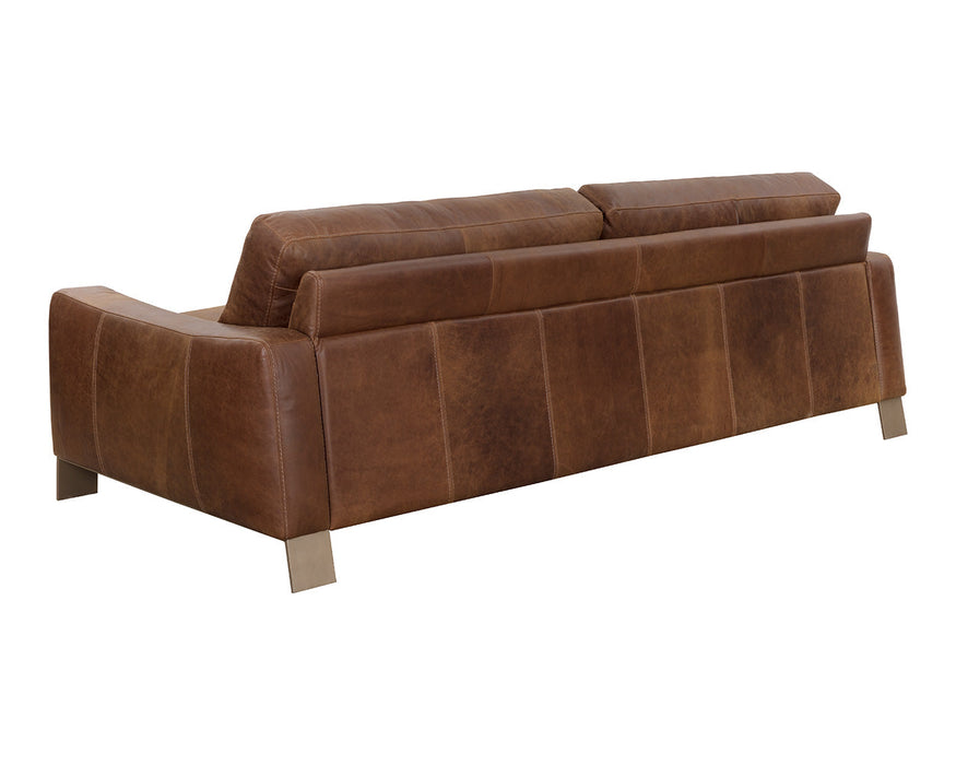 Rafael Sofa -  Lucia Tobacco Leather