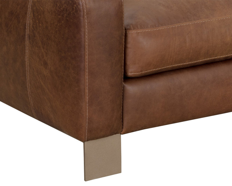 Rafael Sofa -  Lucia Tobacco Leather