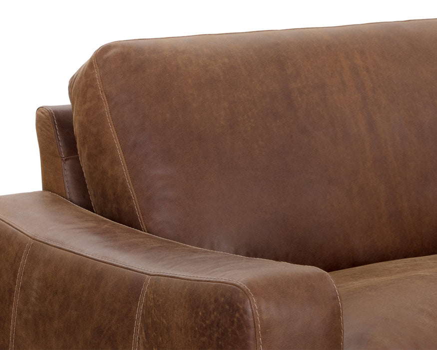 Rafael Sofa -  Lucia Tobacco Leather