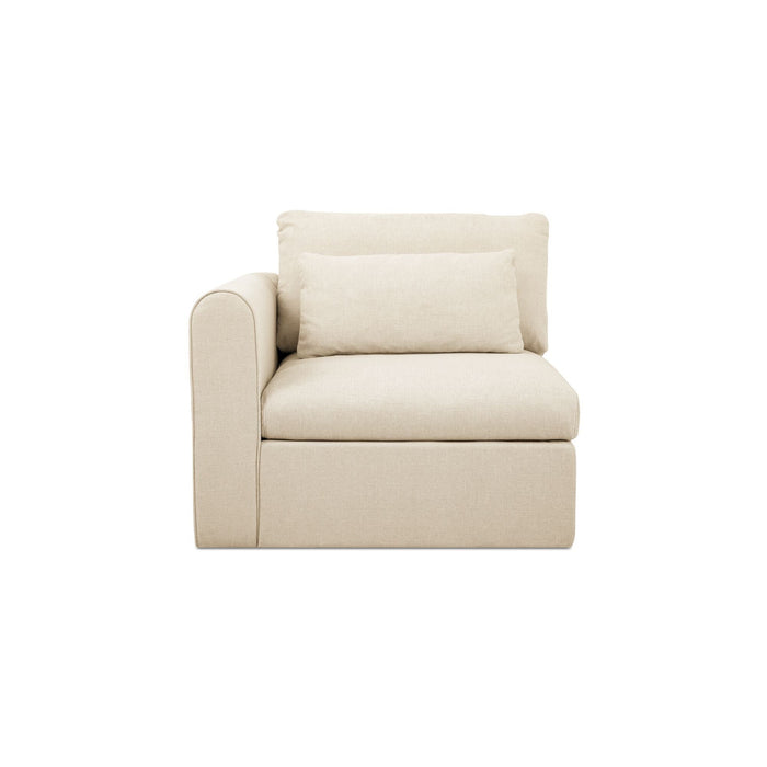 Swift - Left Arm Facing Chair - Light Beige