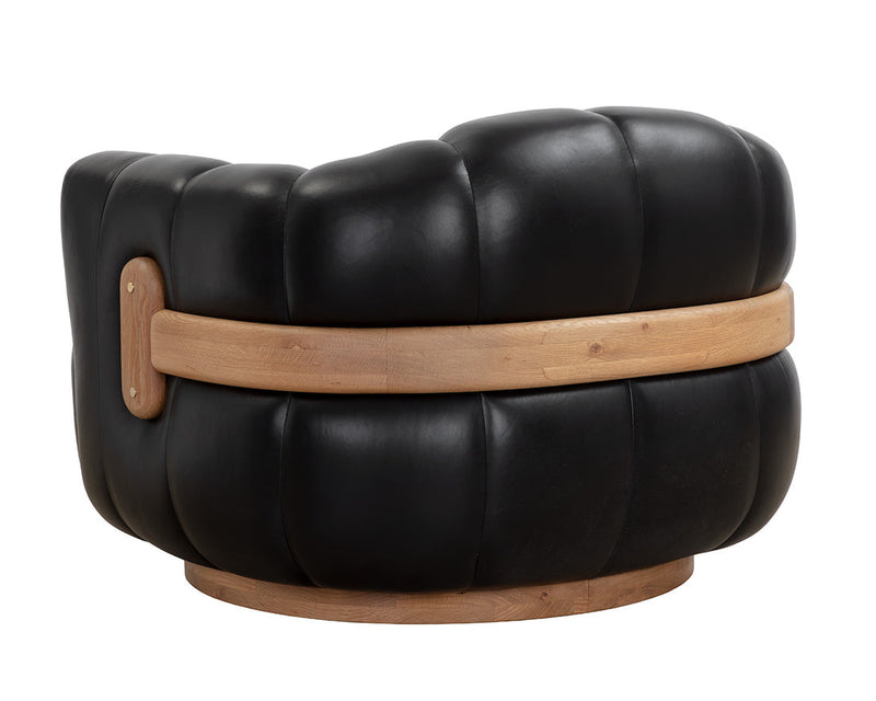 Tadeo Swivel Lounge Chair Leather