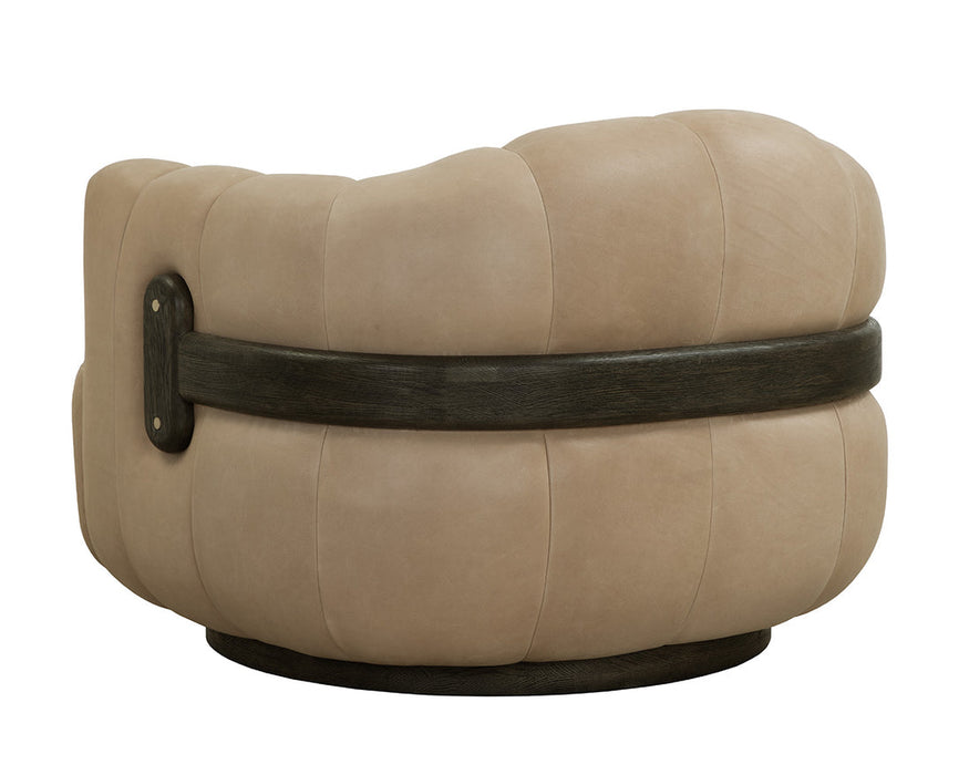 Tadeo Swivel Lounge Chair Leather