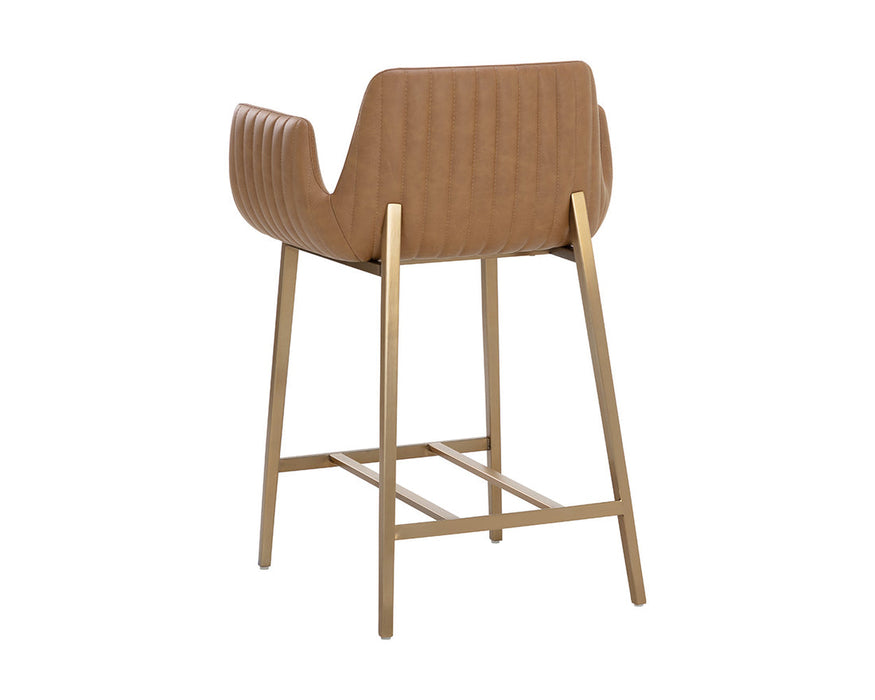 Lucano Counter Stool - Milliken Cognac