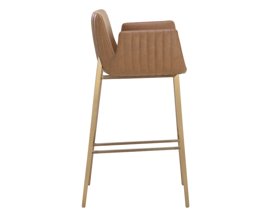 Lucano Barstool - Milliken Cognac
