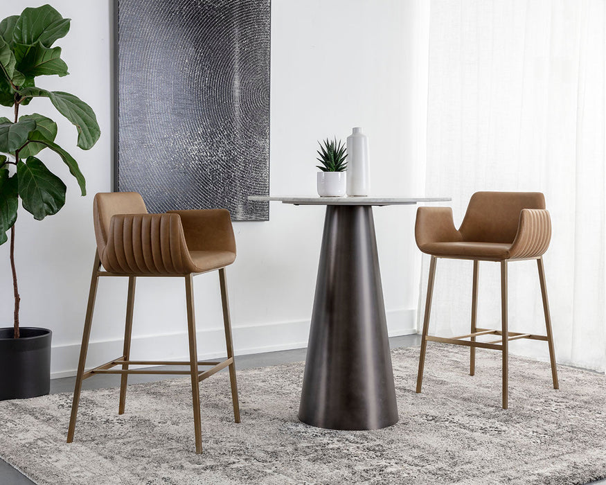 Lucano Barstool - Milliken Cognac