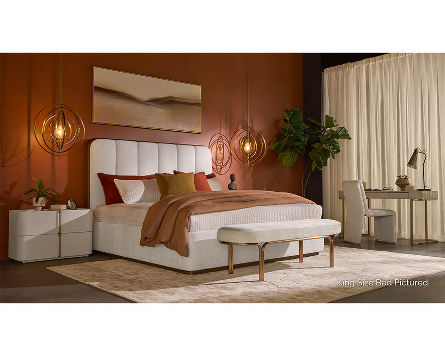 Jamille Bed - Queen - Eclipse White