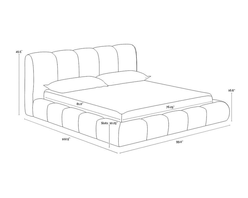 Olena Bed - King - Meg Ash