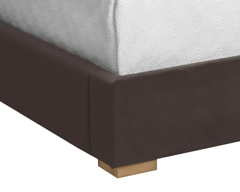 Mabel Bed - Meg Dark Brown King