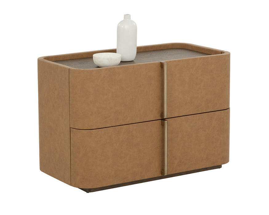Jamille Nightstand - Cognac