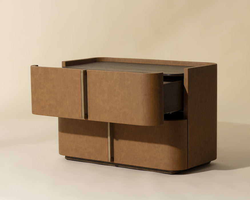 Jamille Nightstand - Cognac