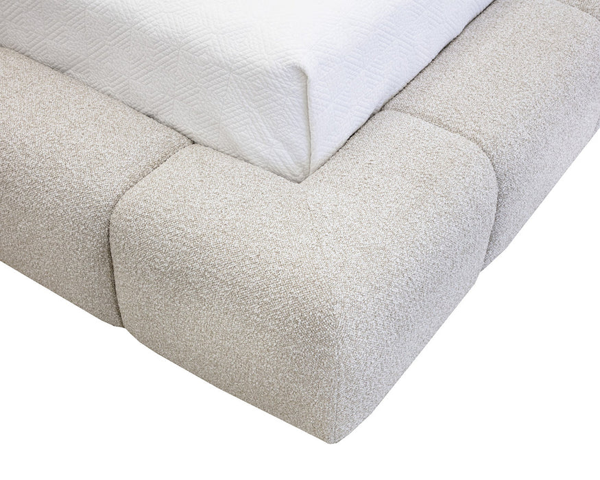 Olena Bed - King - Santa Cruz Oatmeal