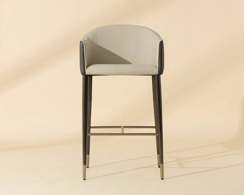 Kylin Barstool - Dillon Cream / Bravo Ash