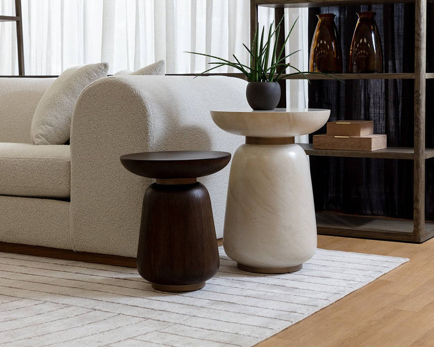 Kiri End Table - Dark Brown