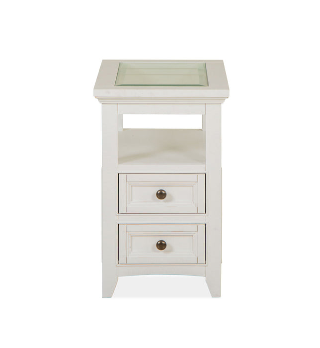 Heron Cove - Chairside End Table - Chalk White