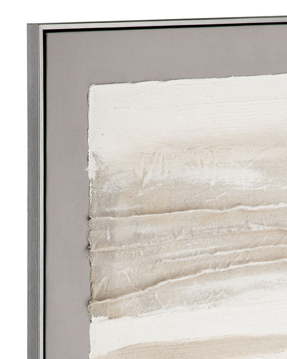 Zole I Framed Canvas - Gray