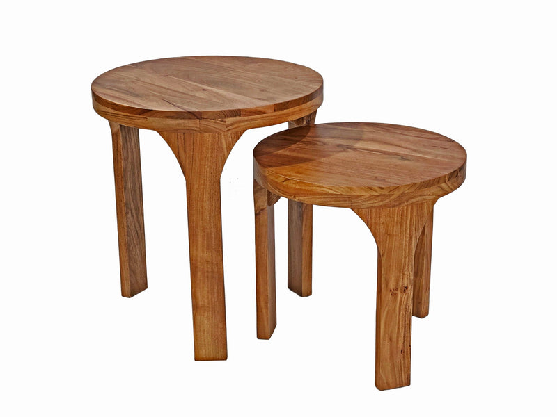 Paige - Bunching Accent Table - Natural Mango