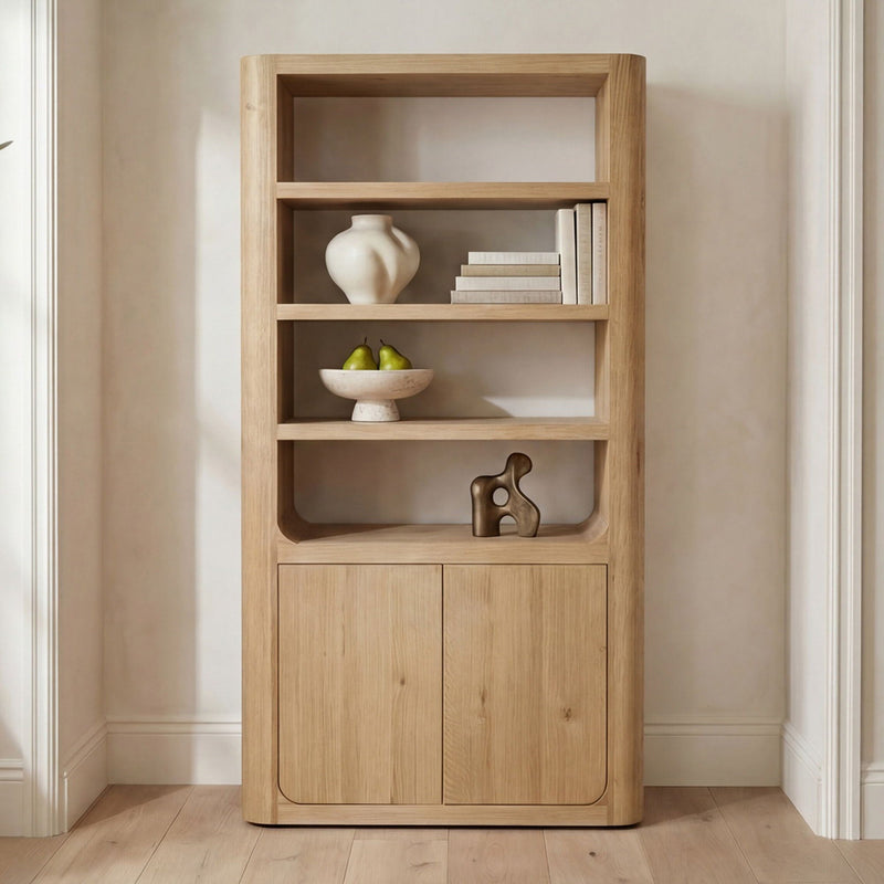 Blake - Tall Cabinet Rustic - Oak / Natural