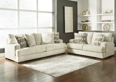 Caretti Sofa, Loveseat, Oversized Chair and Ottoman