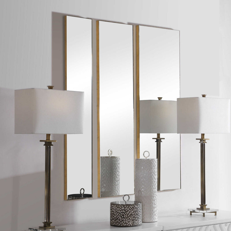 Rowling - Mirrors (Set of 3) - Gold