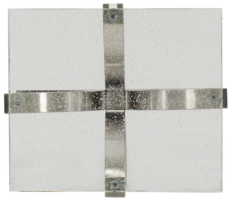 Home Accent - Bubble Glass Accent Table - Silver