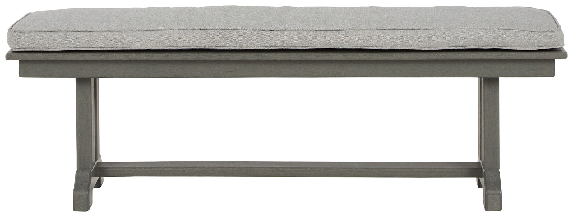 Visola - Bench with Cushion - Gray