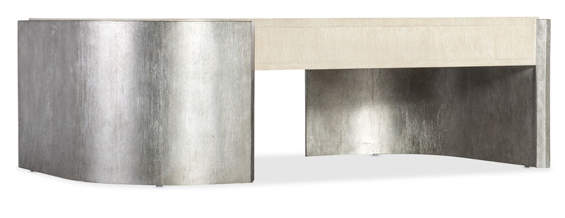 Melange - Silverfrost Cocktail Table - Silver