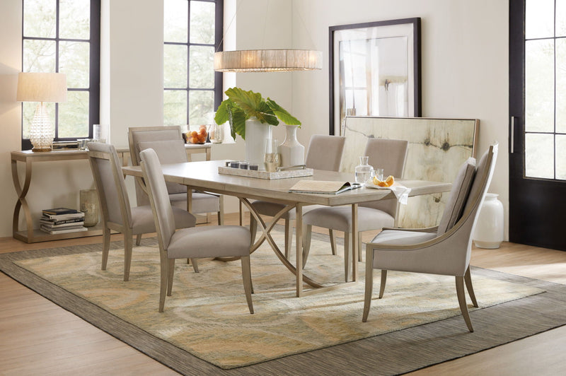 Elixir - Host Chair - Silver