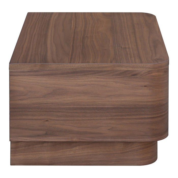 Round Off - Nightstand - Walnut