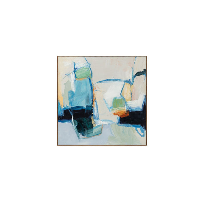 Vitality - Framed Painting - Multicolor
