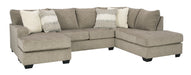 Creswell Left-Arm Facing Sofa Chaise & Right hand Corner Chaise (2PC) - Furniture Depot