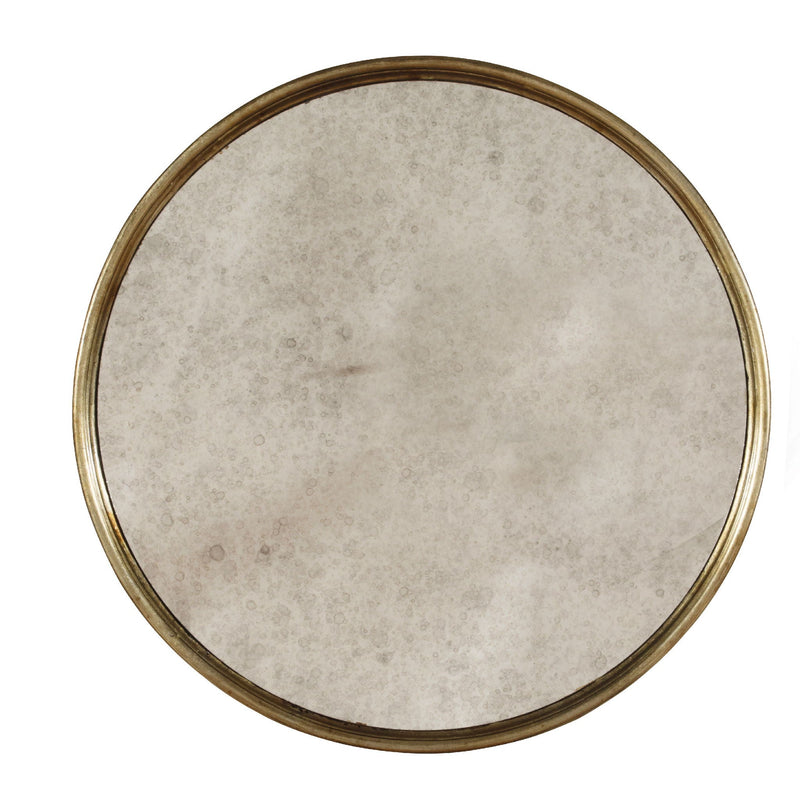 Sanctuary - Round Mirrored Accent Table - Visage