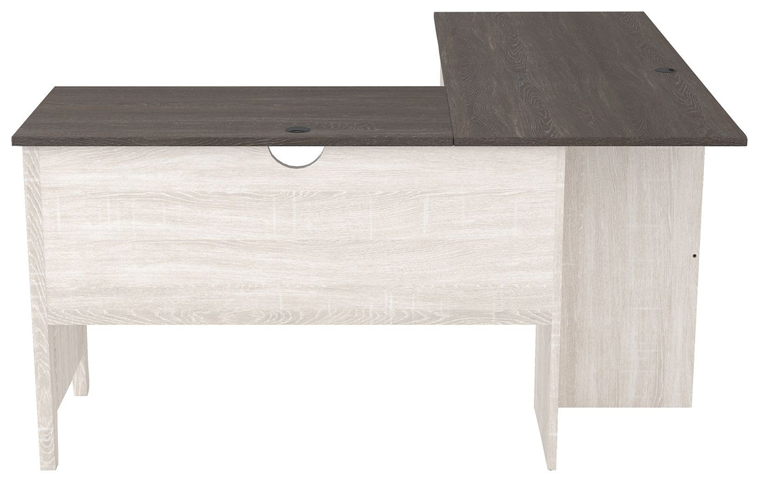 Dorrinson Two tone Home Office Desk