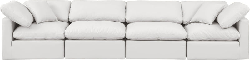 Indulge - Faux Leather 4 Seat Modular Sofa