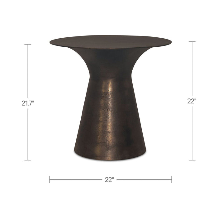 Bardo - Outdoor Side Table - Deep Bronze