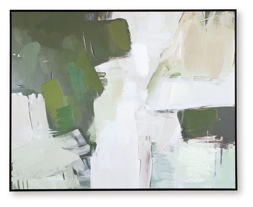 Vinick - Wall Art - Green / Gray / White