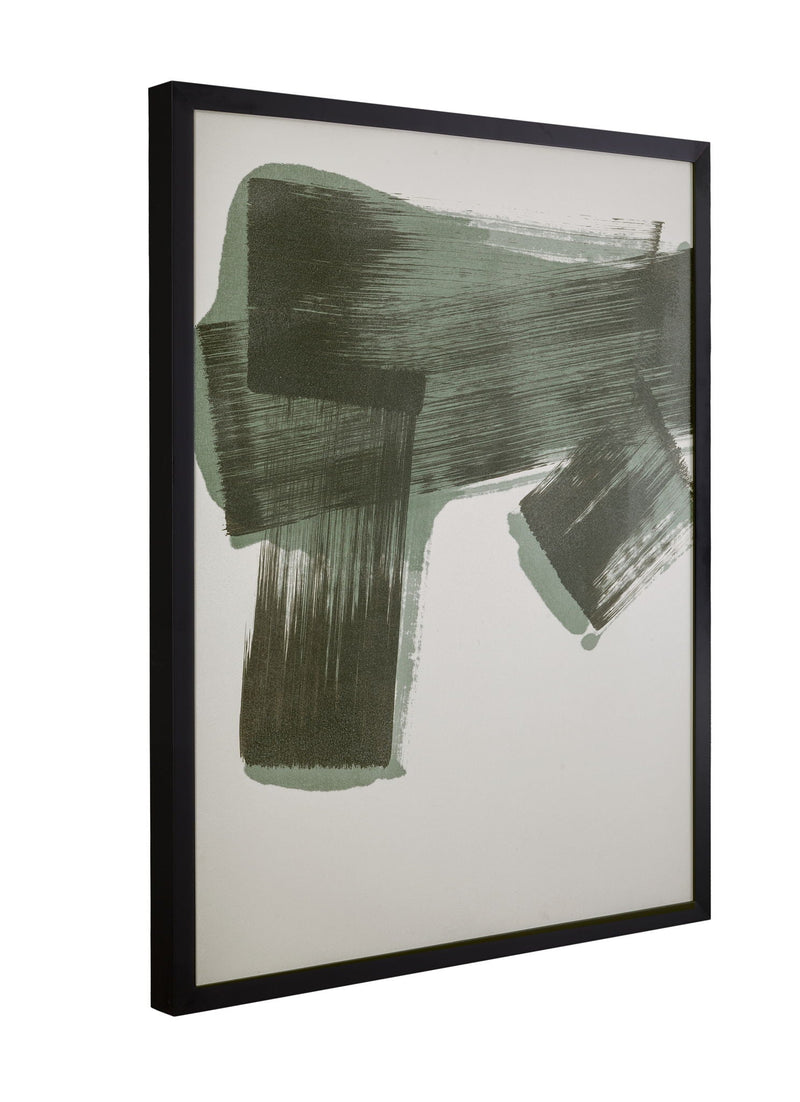 Dynamic Design Framed Print - Black