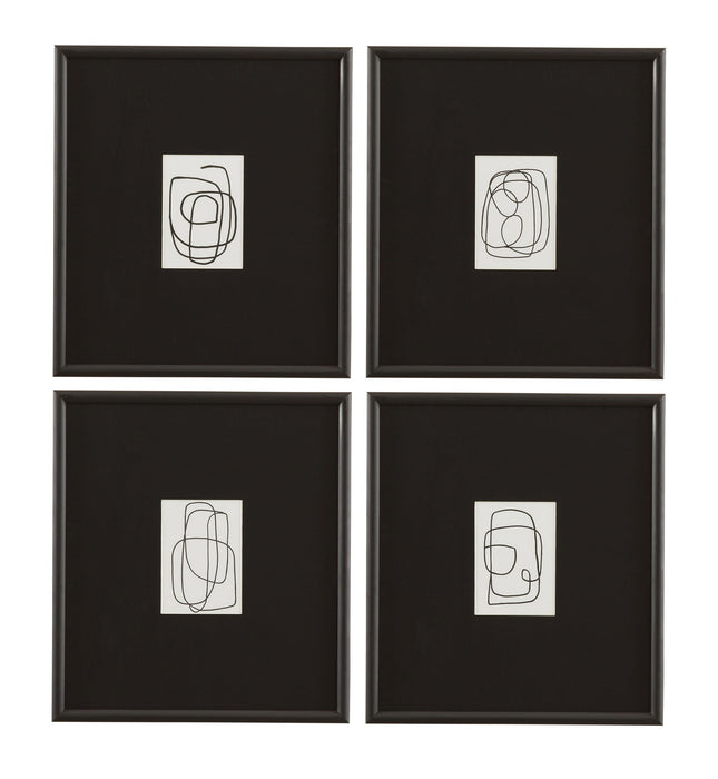 Form Study XII Framed Print - Black
