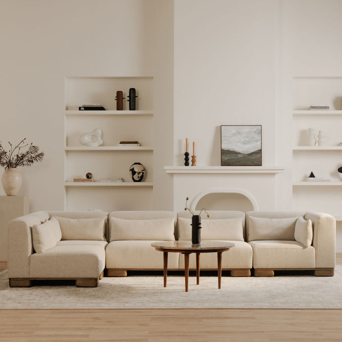 June - Lounge Modular Sectional - Oatmeal