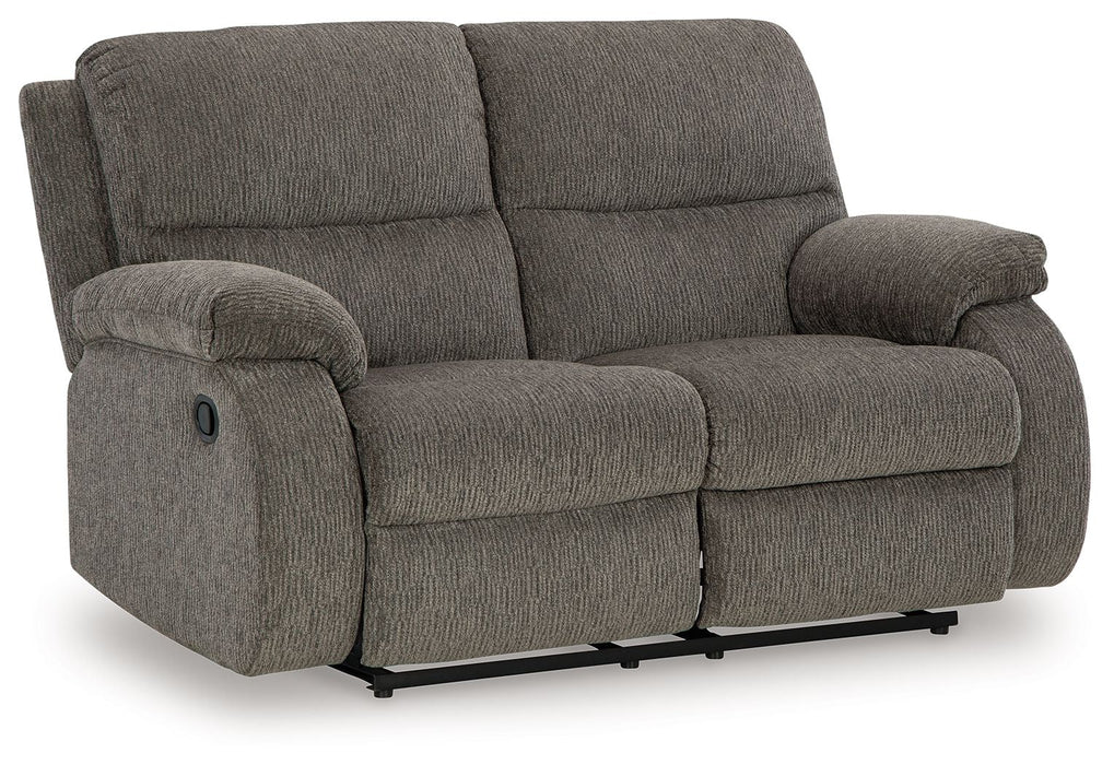 Scranto - Reclining Loveseat - Fabric - Brindle