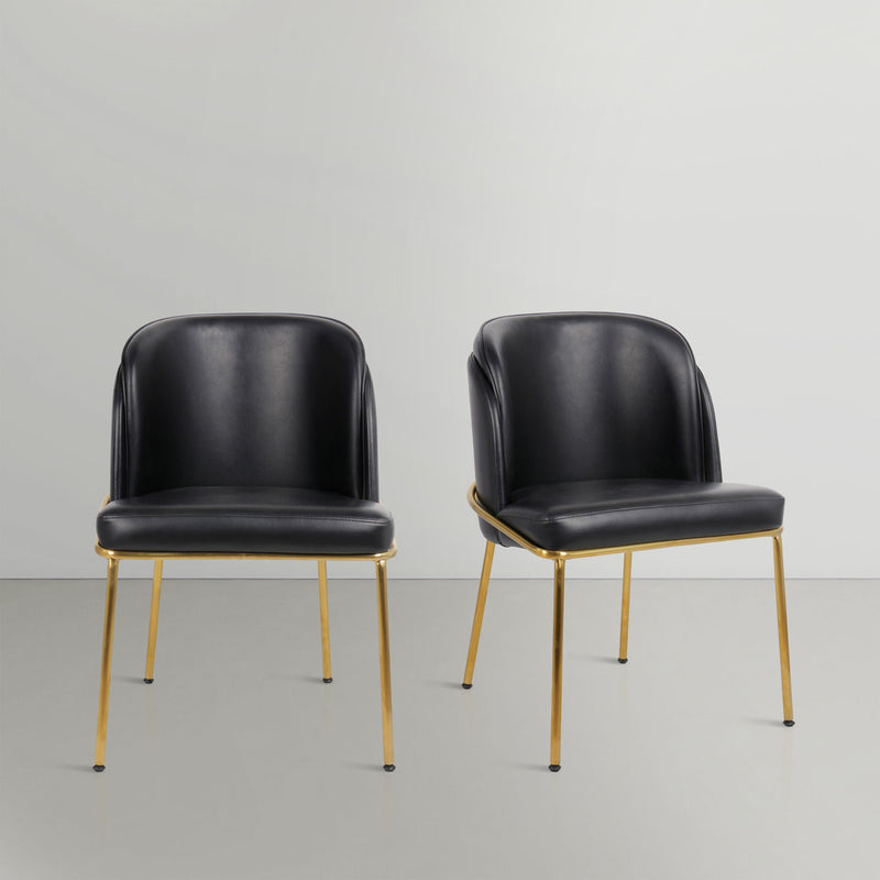 Jagger - Dining Chair (Set of 2) - Gold Base