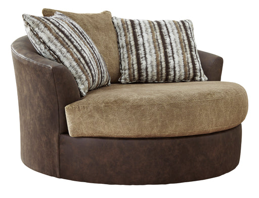 Alesbury Oversized Swivel Accent Chair - Furniture Depot (7771654029560)