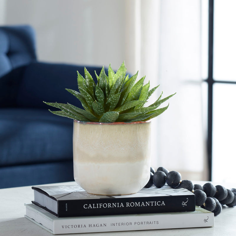 Doha - Succulent Accent - Light Gray
