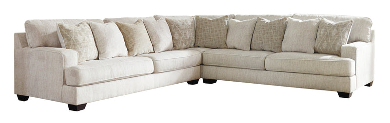 Rawcliffe 3 Piece Sectional - Parchment / Symmetrical - Furniture Depot